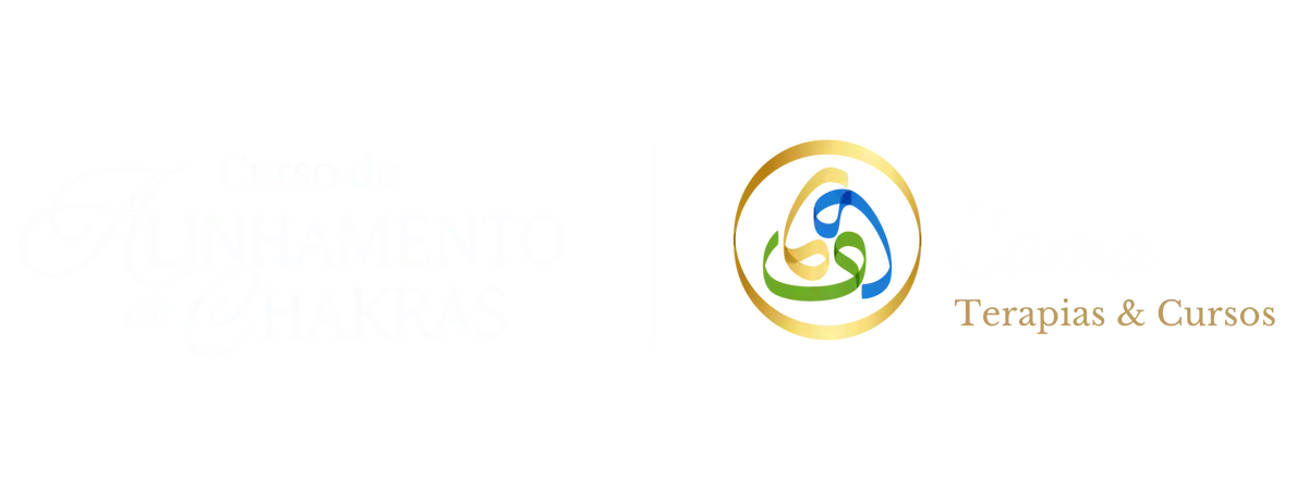 Logo do curso Alinhamento de Chakras e logo da Sama Terapias